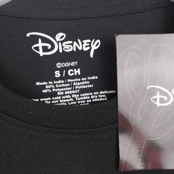 MICKEY MOUSE BLACK TEE. NWT. SIZE S. - Picture 2 of 10